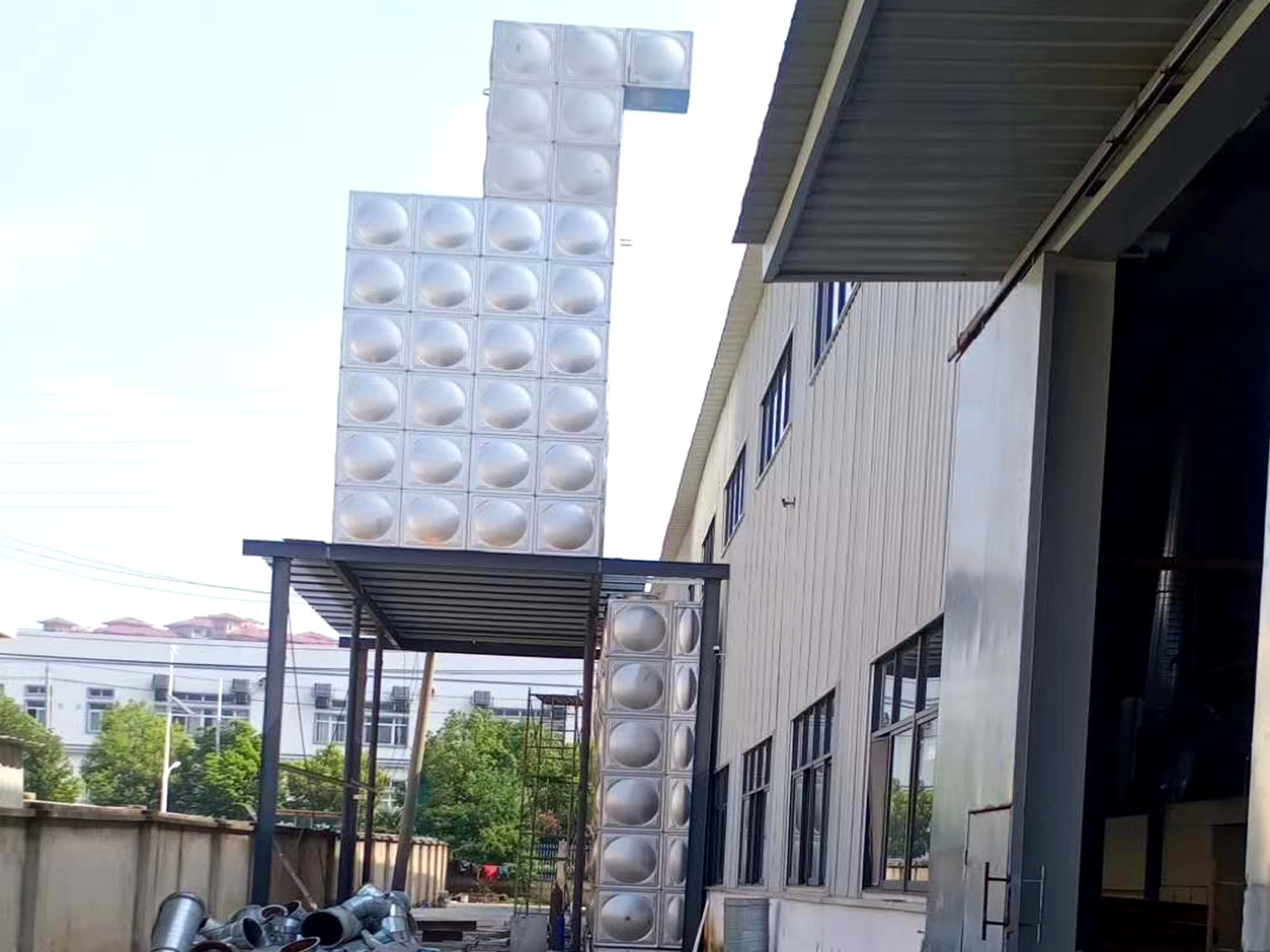 组合水箱施工案例
